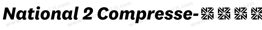 National 2 Compresse字体转换